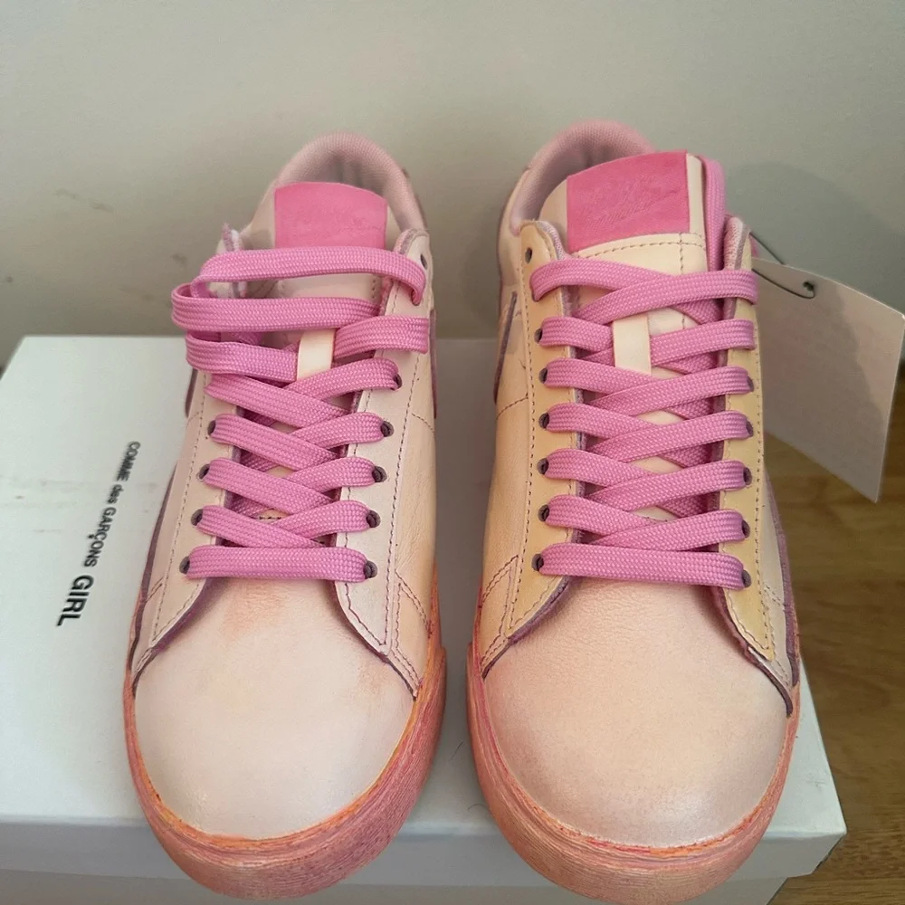 CDG Comme des Garcons GIRL Pink Nike Blazer - Picture 2 of 7